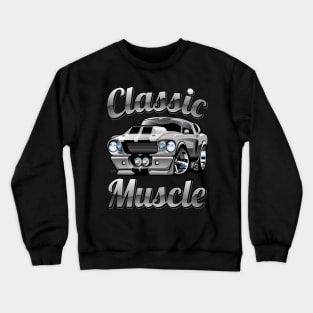 Classic Muscle Car Hot Rod Cartoon Crewneck Sweatshirt